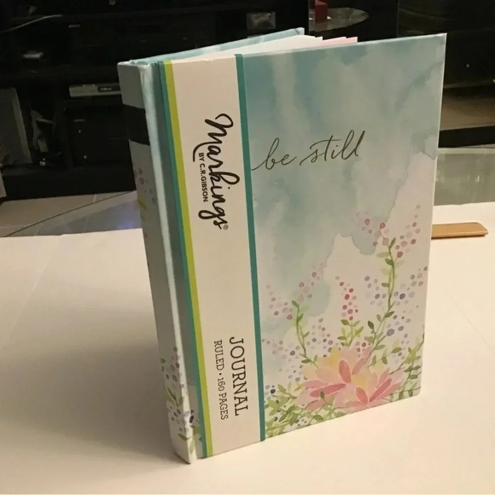 “Be Still” Floral Journal